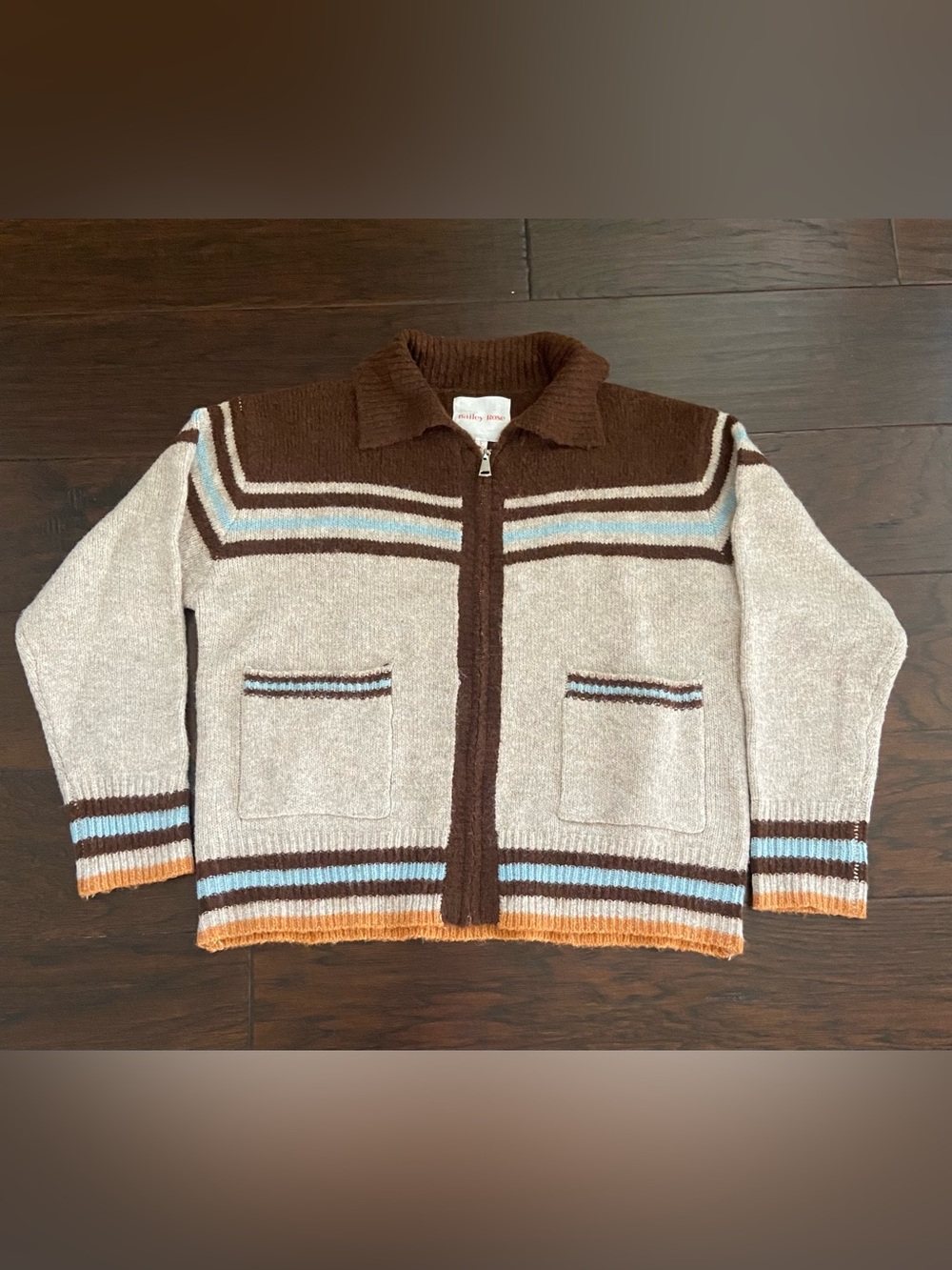 Bailey Rose zip up sweater